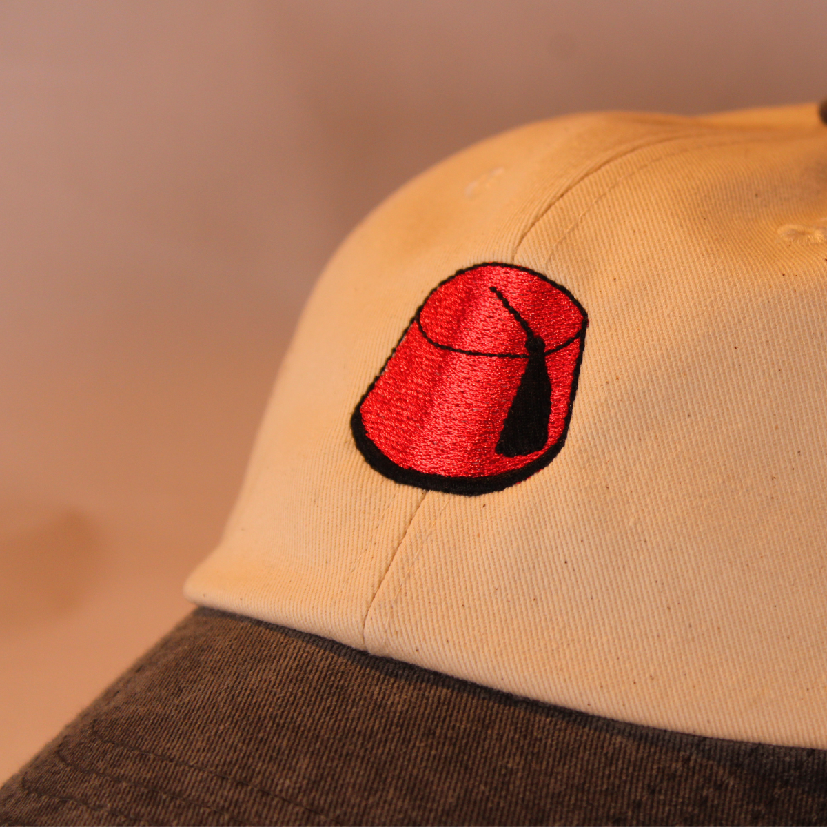 Sarries Fez Cap | Embroidered Dad Cap