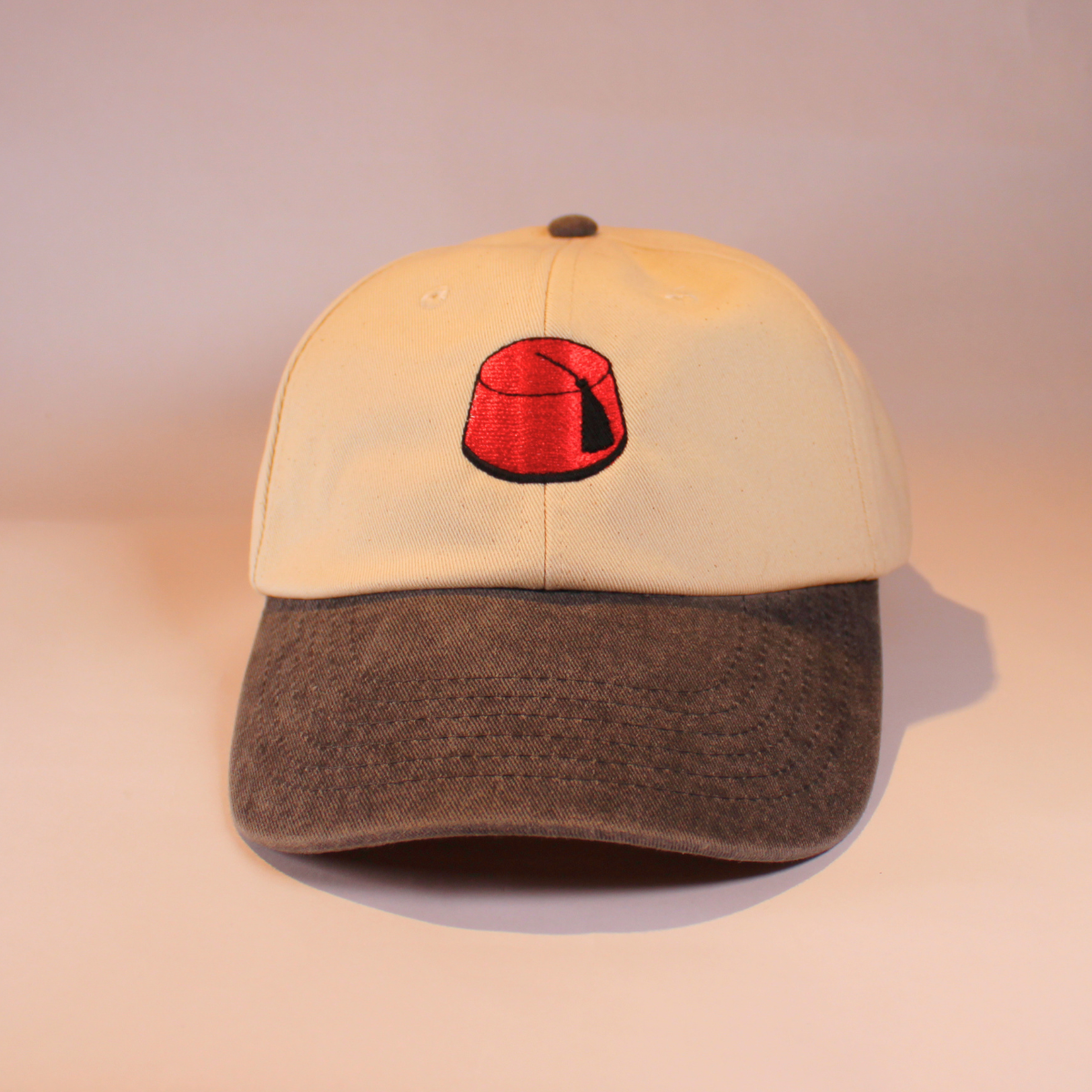 Sarries Fez Cap | Embroidered Dad Cap