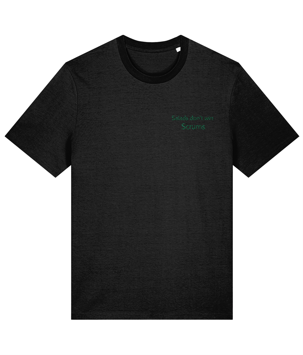 Salads don't win scrums | Embroided Tee