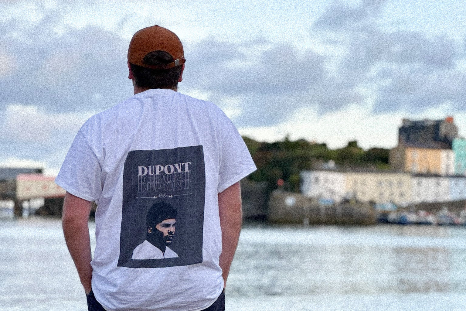 Tight Five Designs founder, Phil Baker, wearing a Dupont T-shirt