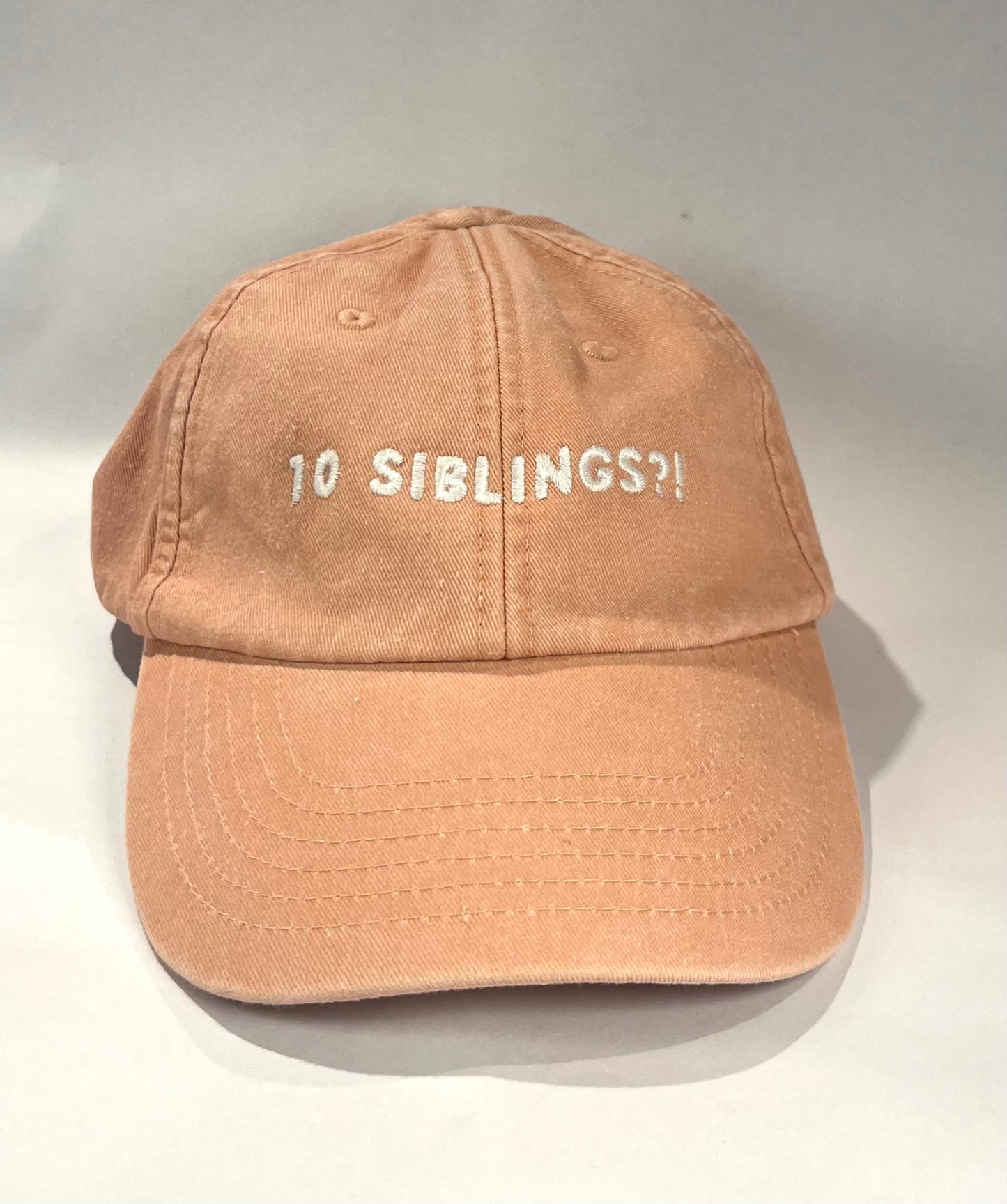 10 Siblings?! | Embroidered Dad Cap