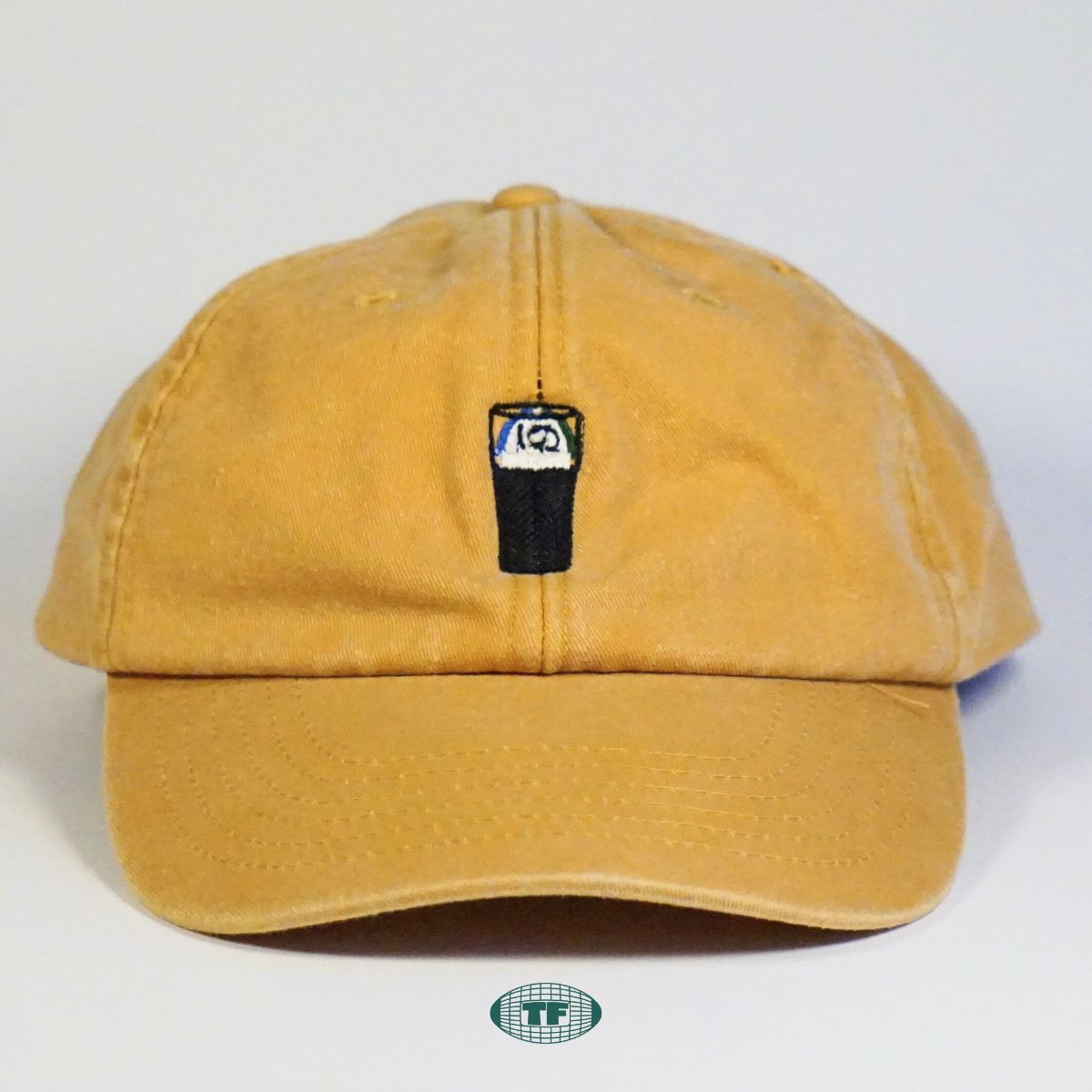Split The G Embroidered cap in mustard