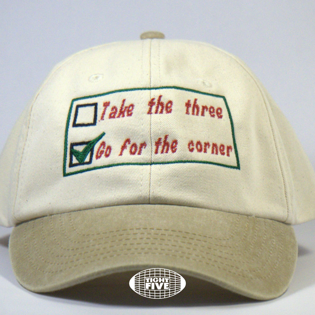Go For The Corner | Embroidered Dad Cap