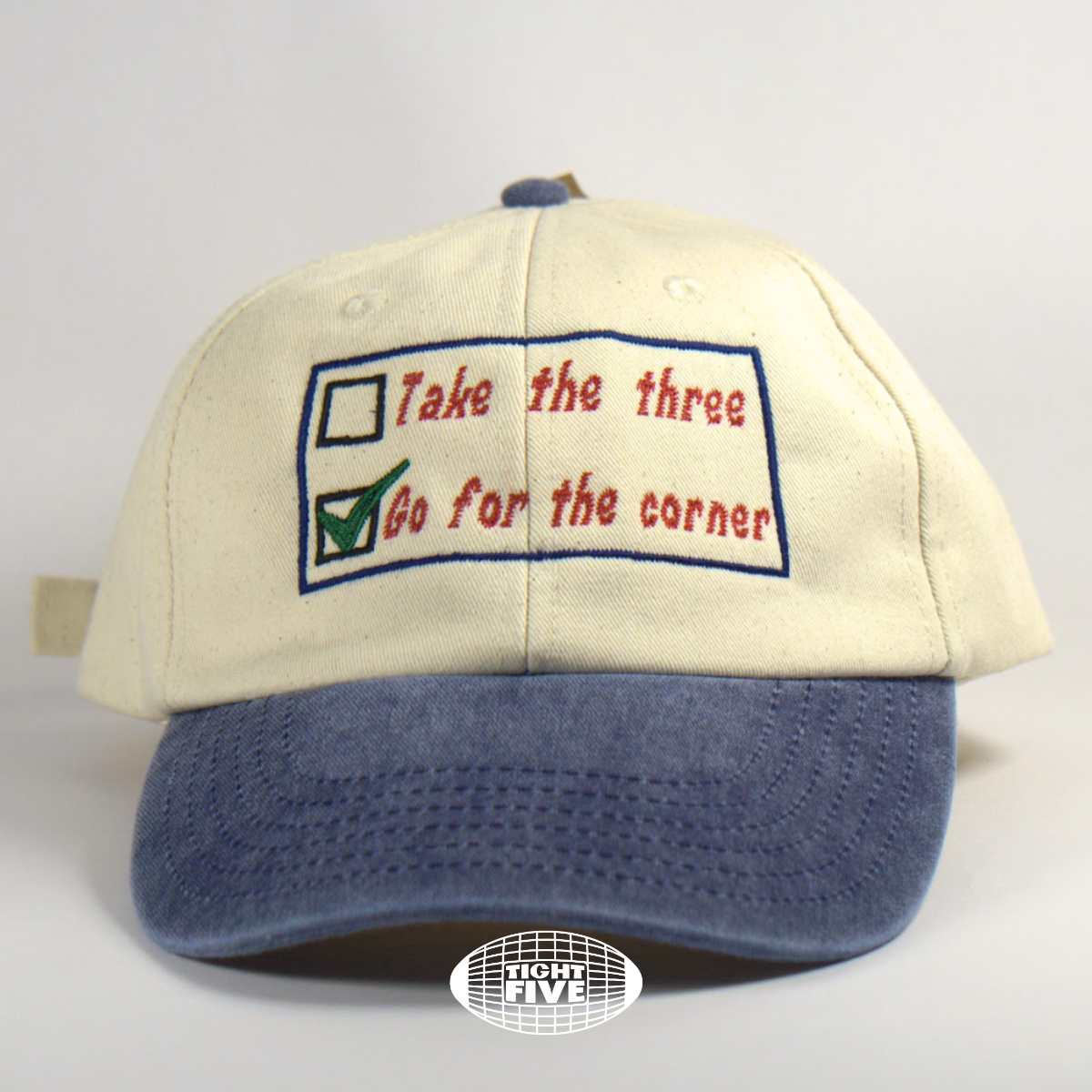 Go For The Corner | Embroidered Dad Cap