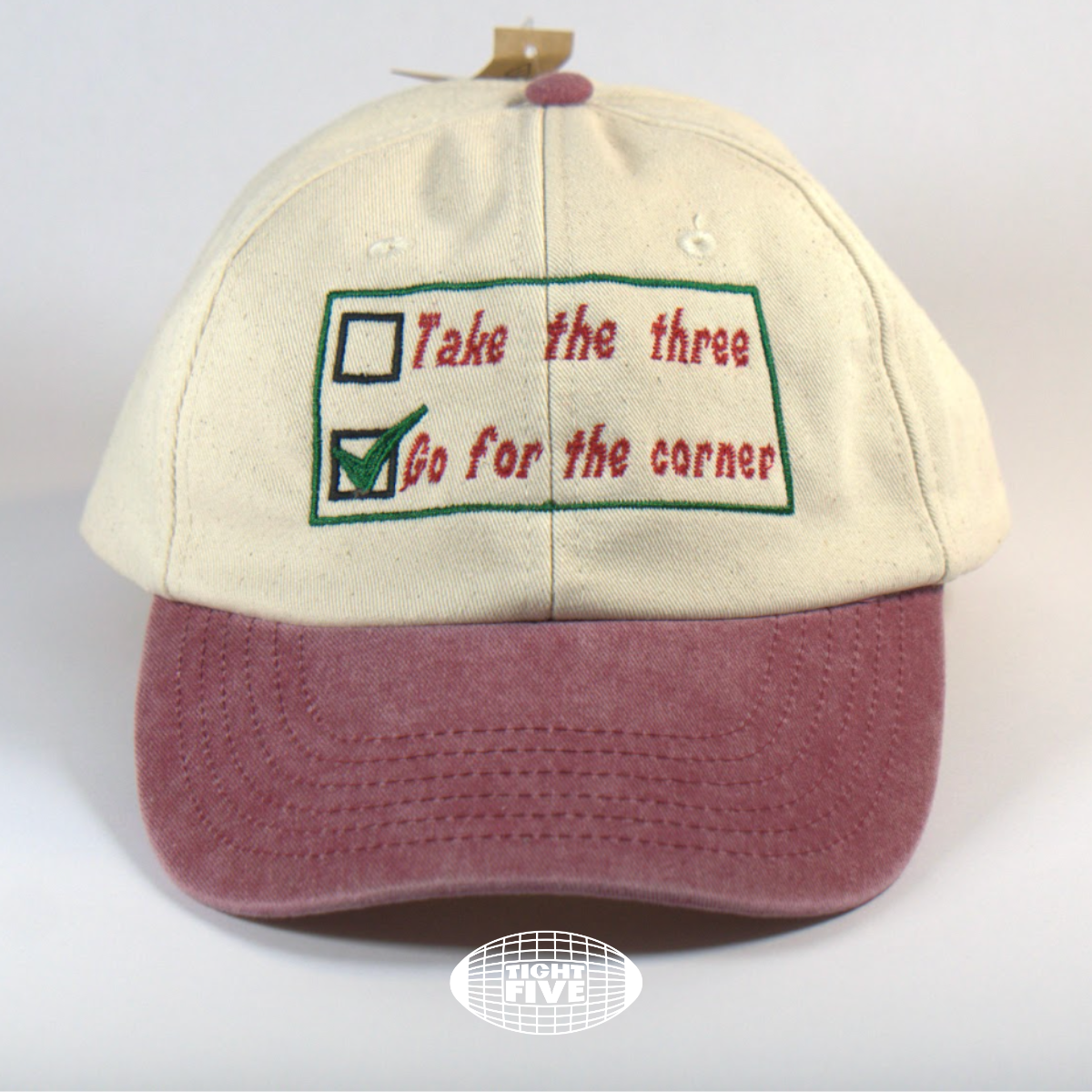Go For The Corner | Embroidered Dad Cap