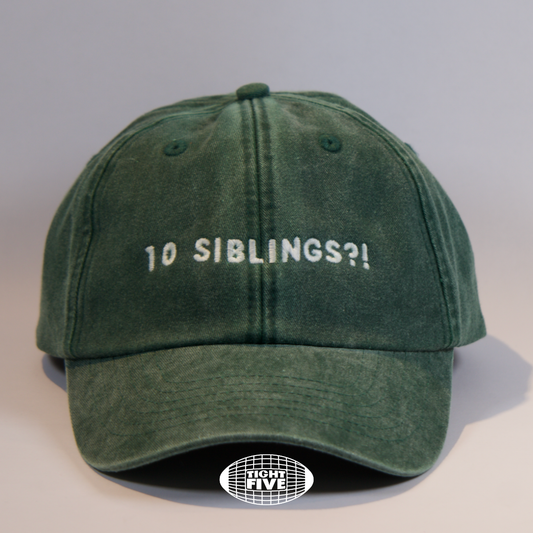 10 Siblings?! | Embroidered Dad Cap
