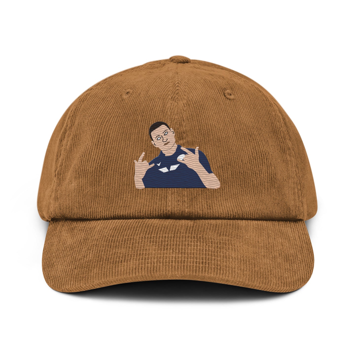 Finn | Embroided Corduroy Cap