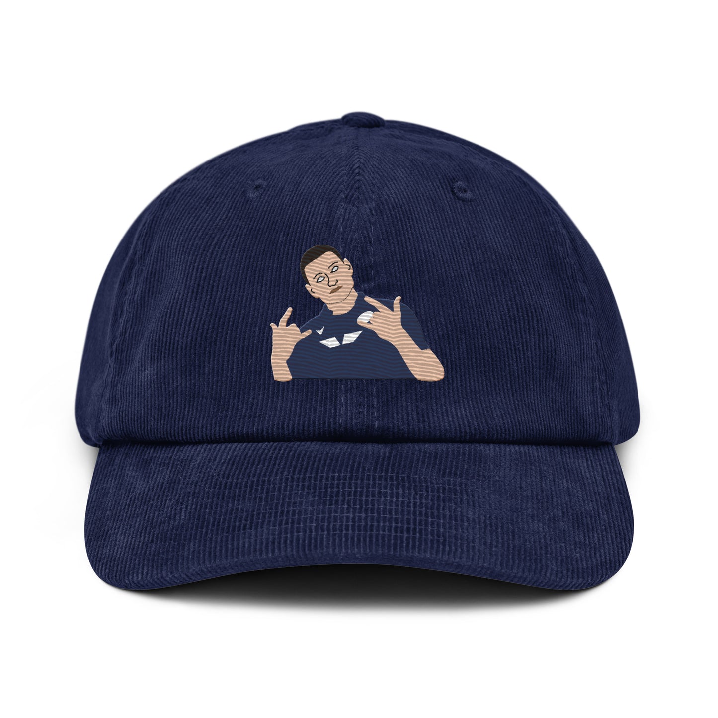 Finn | Embroided Corduroy Cap