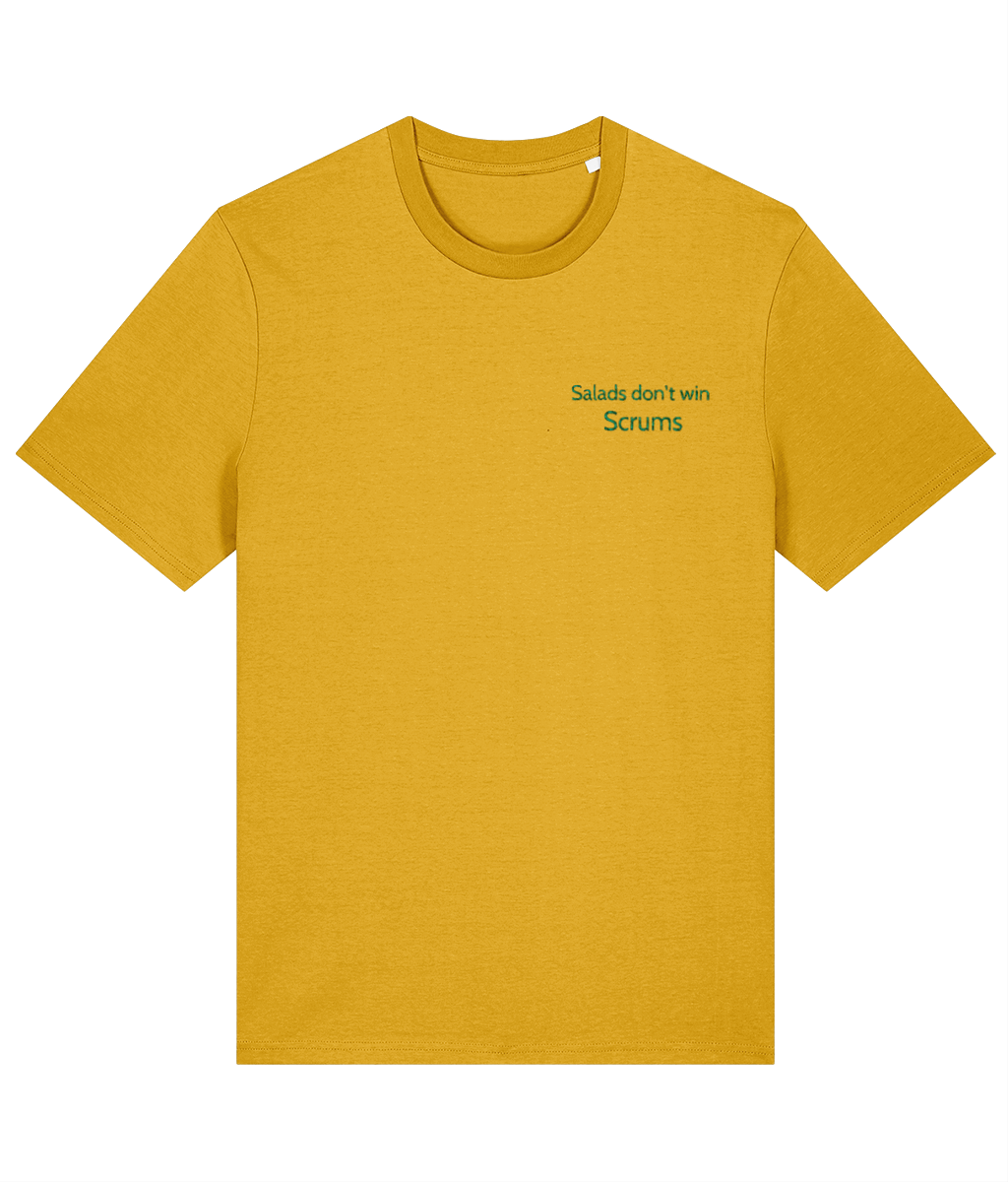 Salads don't win scrums | Embroided Tee