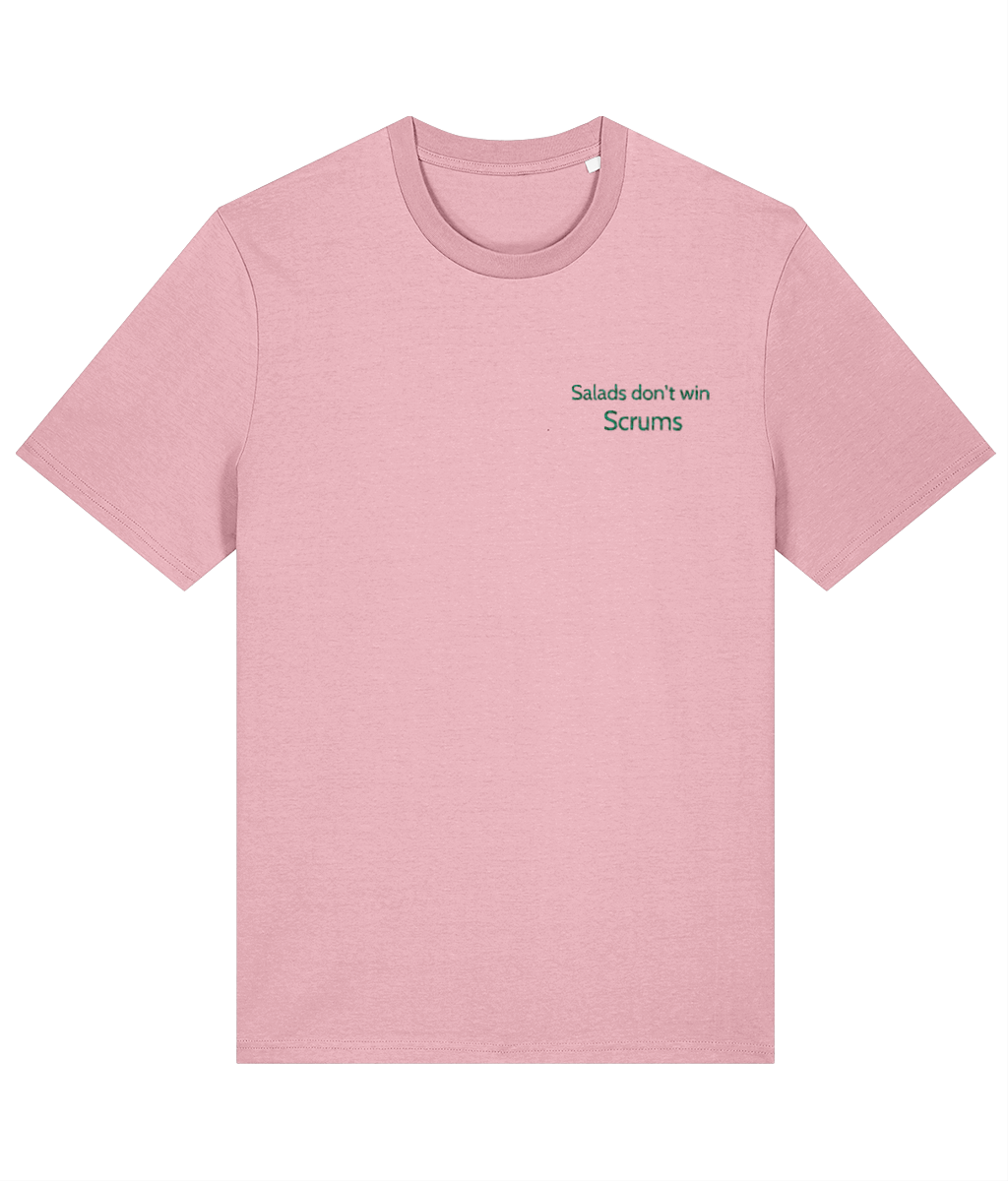 Salads don't win scrums | Embroided Tee